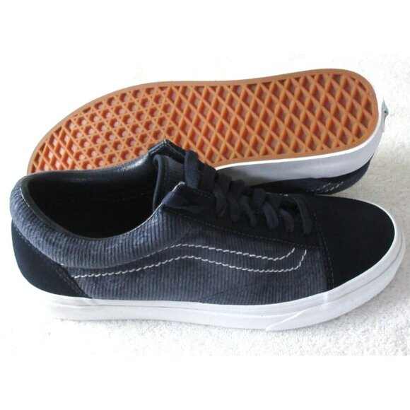 Vans Men's Old Skool Paisley Parisian Night Blue True White Size 8 NIB - Picture 2 of 5